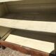 Old rustic farmhouse cabinet in fruit wood