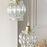 Suspension cascade glass "bubble"