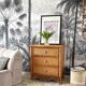Commode vintage en rotin