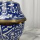 Ensemble 4 jarres marocaines Jobbanas - Céramique bleue de Fès