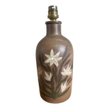 70s stoneware lamp base