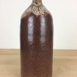 Bottle vase signed Accolay in sandstone