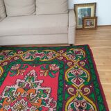 Tapis en laine roumain fait à la main, 247X177 cm