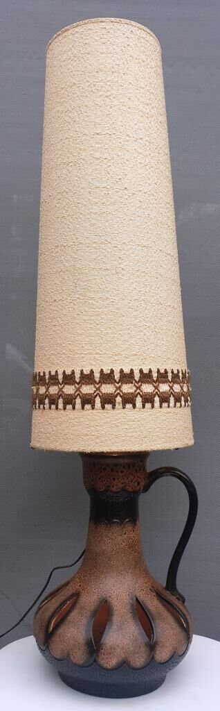 Ceramic floor floor lamp Danish Design 1970