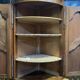 Louis XV style Provencal corner cupboard