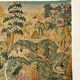 Aubusson tapestry from the Robert Four factory in wool and linen after "The Bestiary"