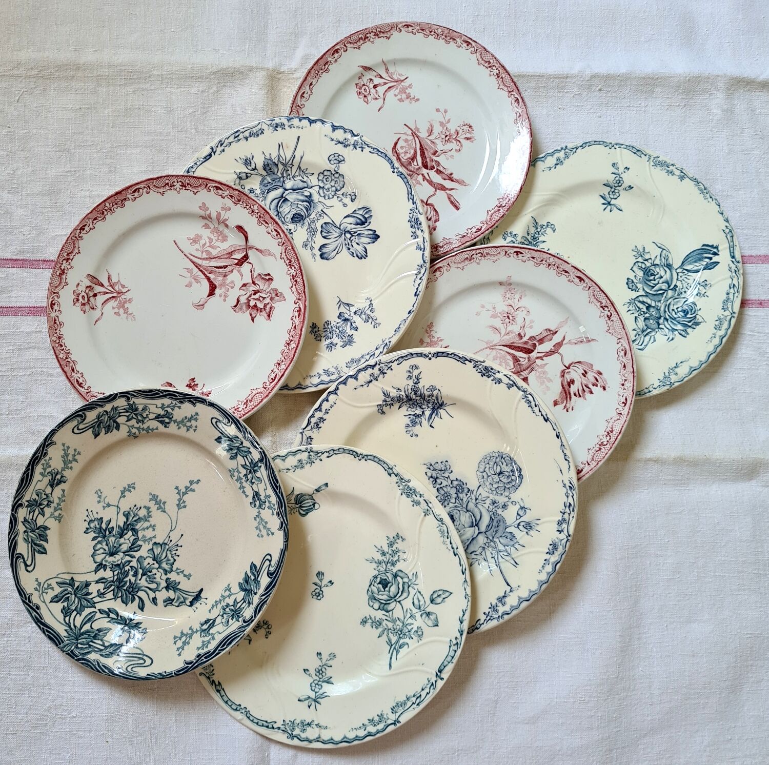 Iron earth dessert plate sets