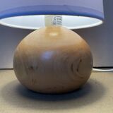 Old blond wood lamp