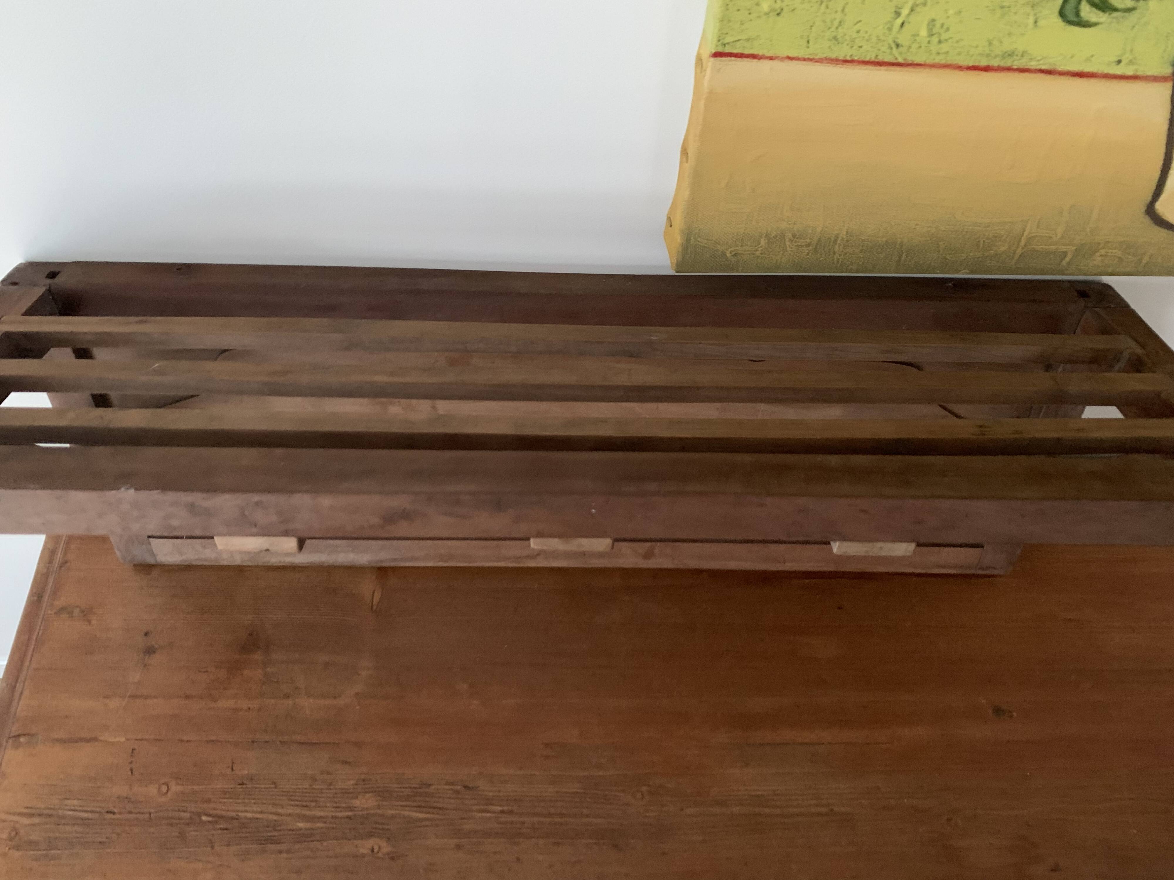 Wooden coat hook