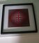 Tableau Vintage Art Optique - Victor Vasarely - Frame 40x40cm