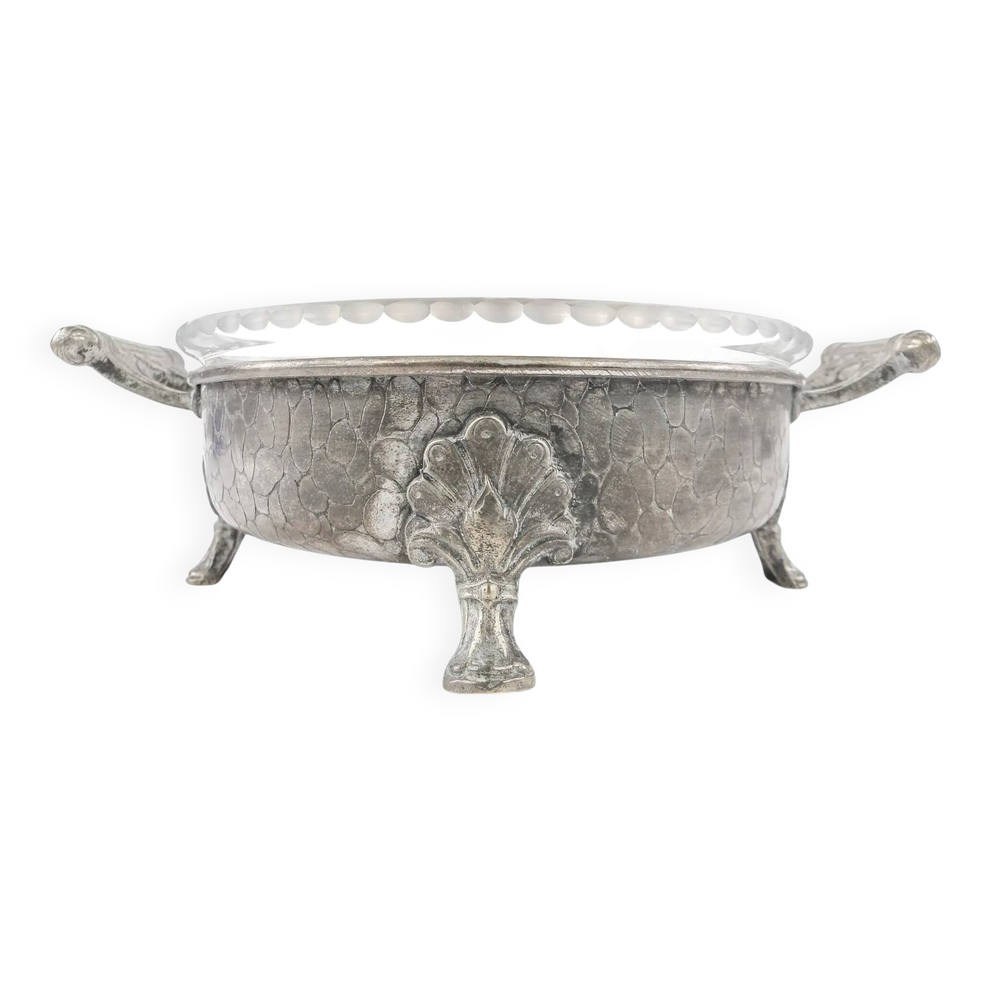 Eclectic fruit bowl, silver-plated brass, WMF, Germany, 19th century