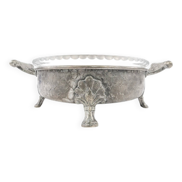 Eclectic fruit bowl, silver-plated brass, WMF, Germany, 19th century