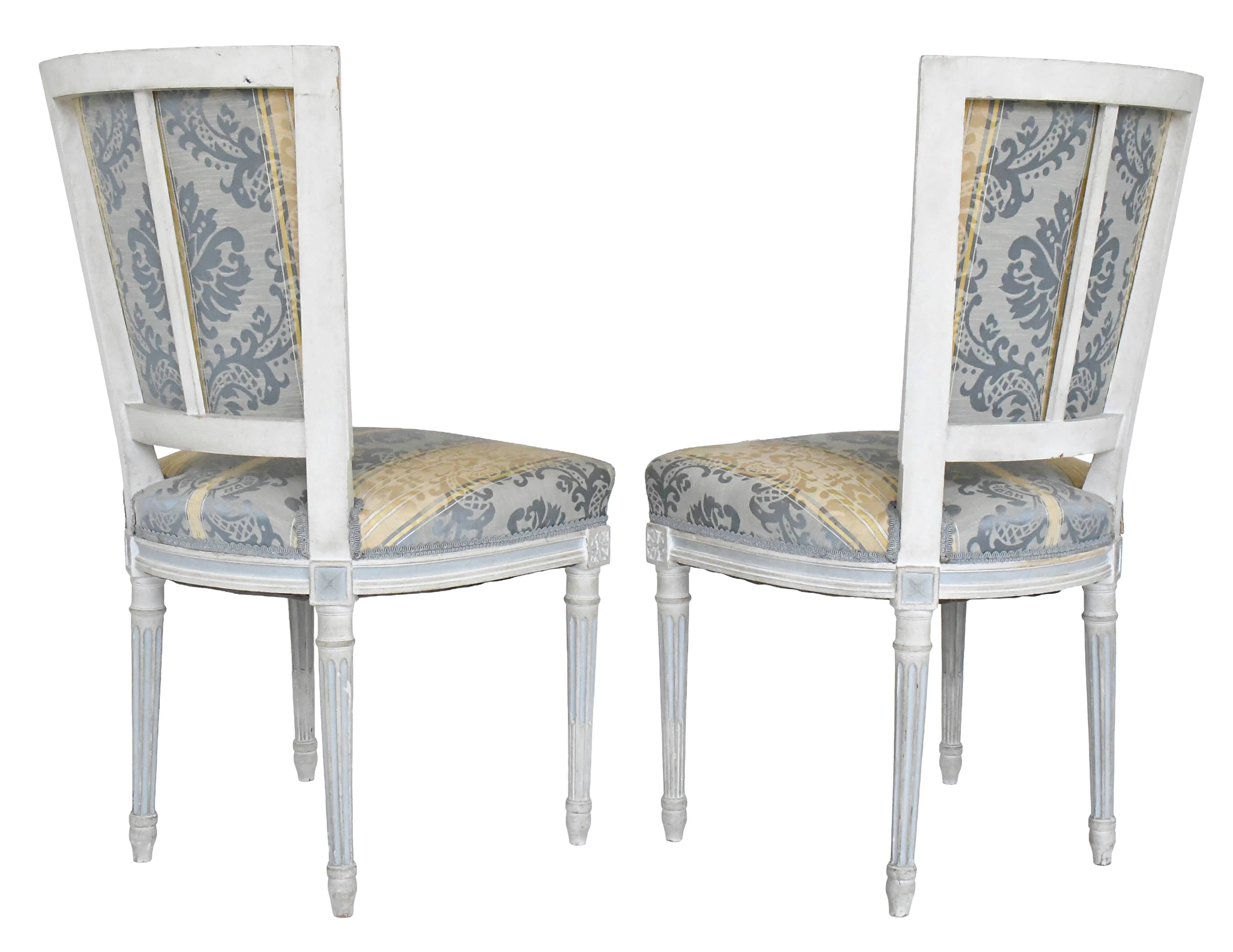 Set of 4 Louis XVI style chairs