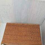 Braided rattan trunk 50s-60s