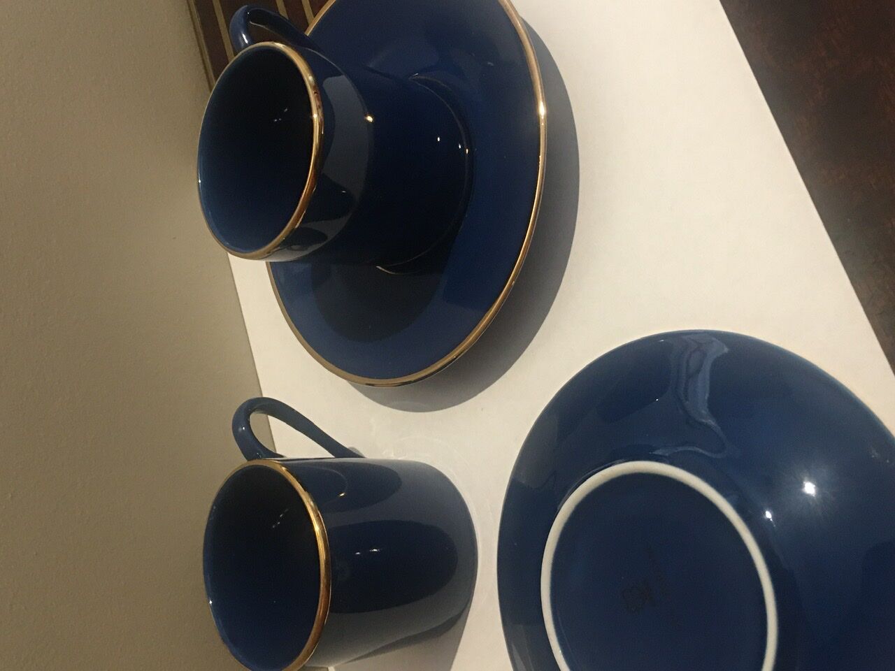 Pair of Guy Degrenne cups