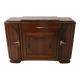 Art Deco buffet in carved wood and black marble, 1930s