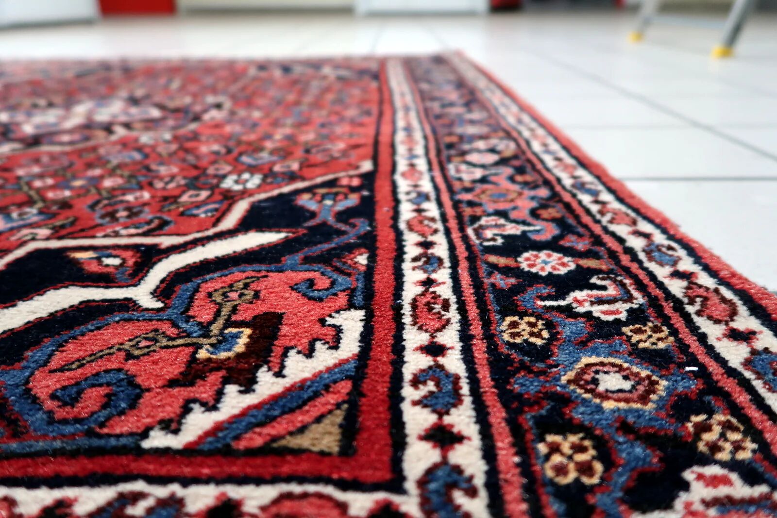 Vintage Persian Hamadan rug 104cm x 144cm 1940s - 1C1240