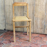 Beech children's chair, 50s