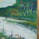 Oil on canvas by Gunnar Herman Berglund 1970