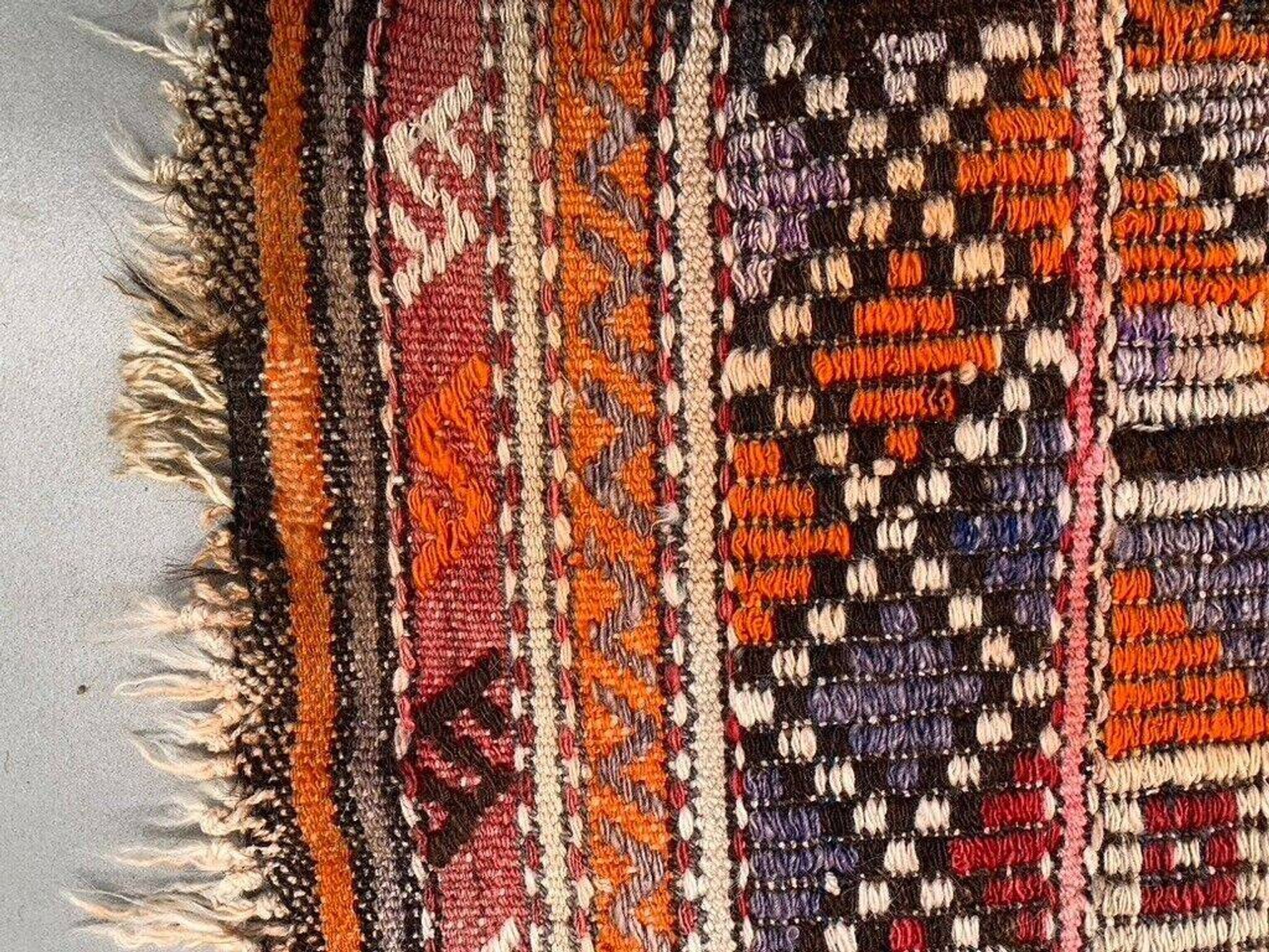 Vintage Turkish kilim rug 150x92 cm wool kelim, medium 2489