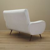 White sofa, Italian design, 1970s, production: Italy