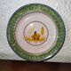 Nevers earthenware plate? XIXth Century with palace decoration