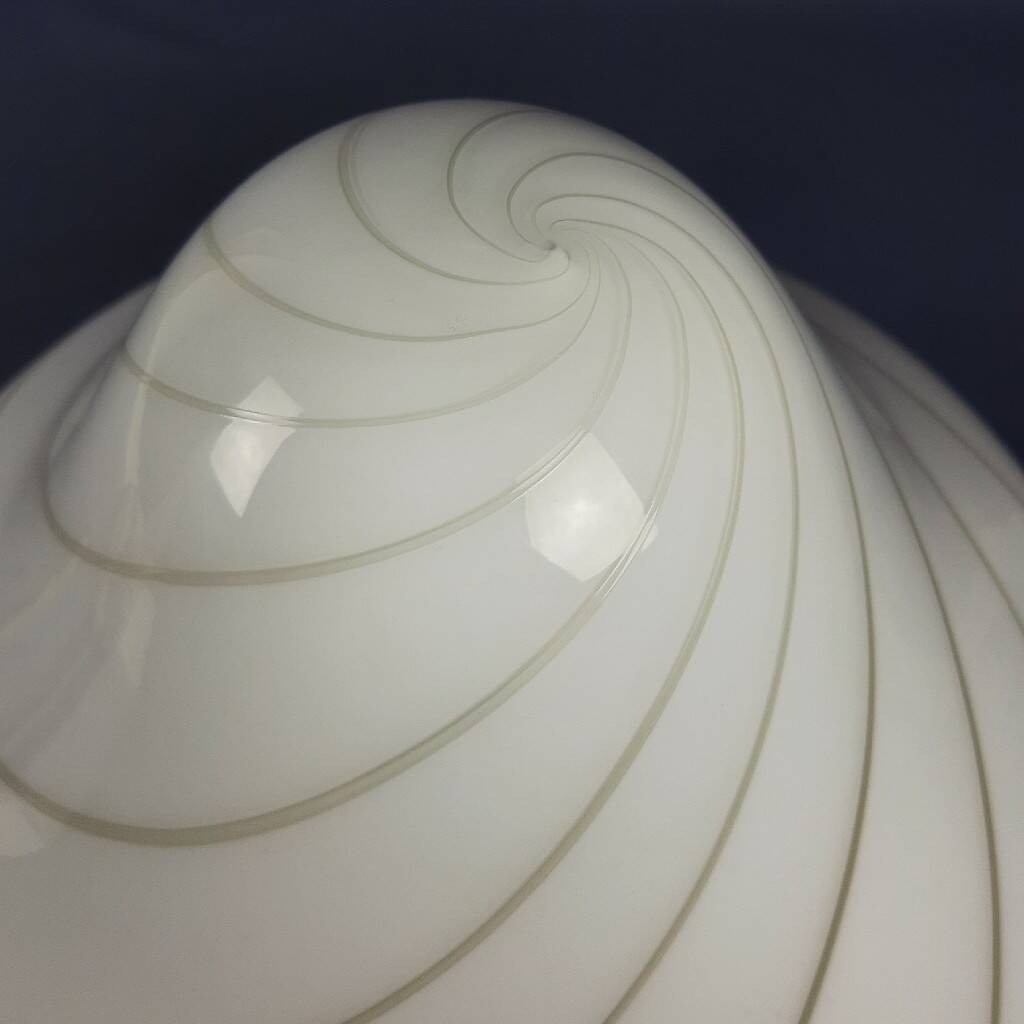 Mushroom lamp in Murano glass, modernist design by Nason Mazzega from the 1970s.