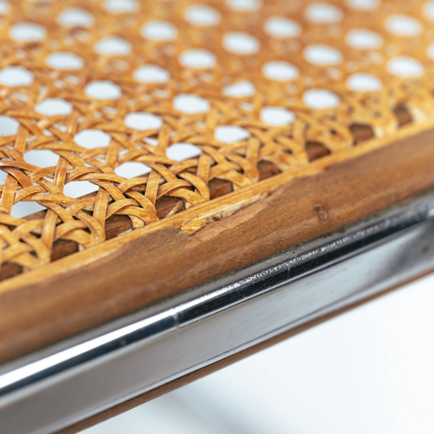 Castelli Plia wicker folding chairs Giancarlo Piretti, set of 8