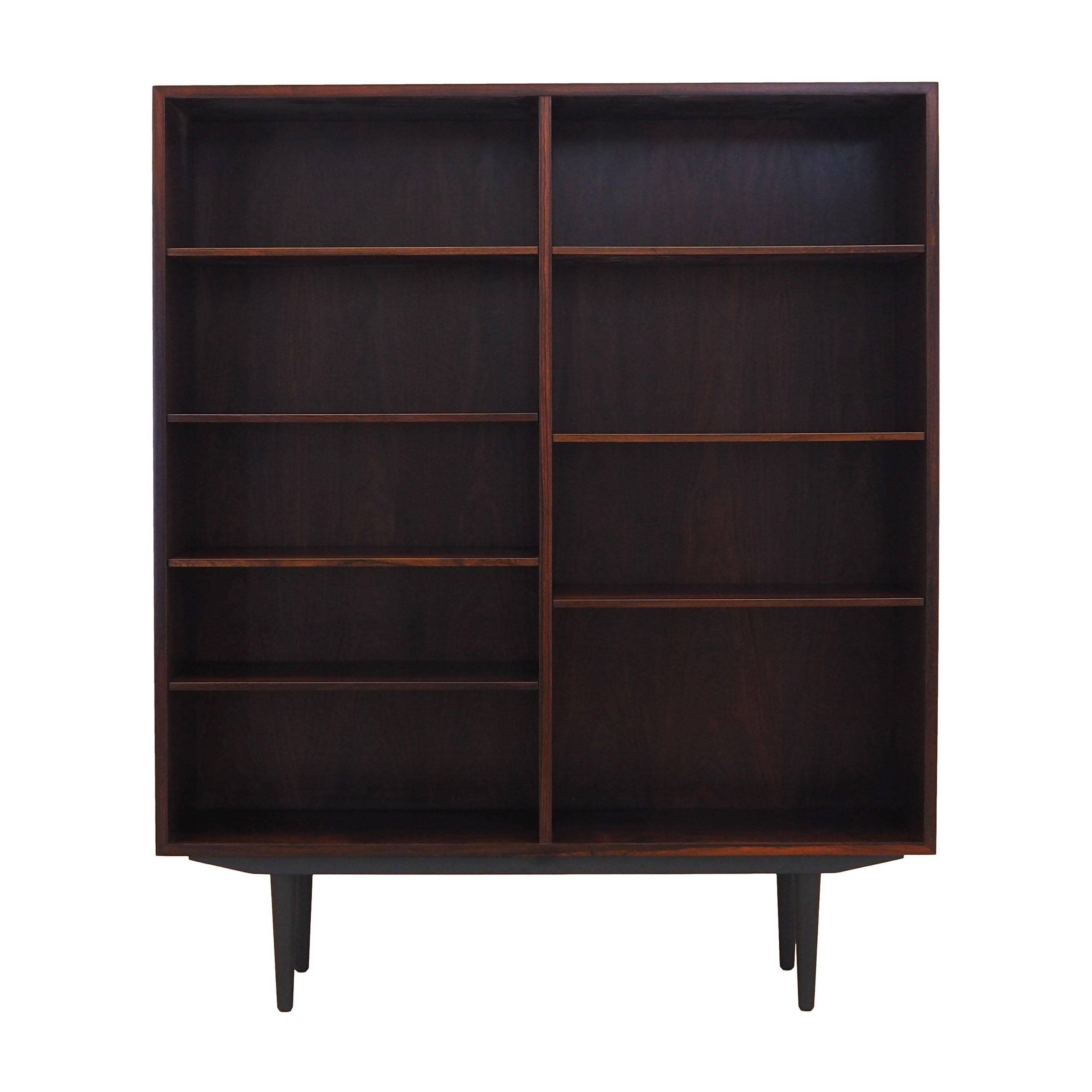 Rosewood bookcase, Danish design, 1970s, manufacturer: Omann Jun