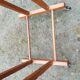Double wooden night valet