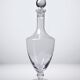 Large vintage baluster decanter in blown crystal, 1960s.