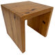 Vintage side table Ate van Apeldoorn, Pine wood 1970s