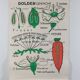 Vintage educational wall hanging roll chart biology plants