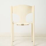 Lacquered wooden chairs, Augusto Savini, Pozzi, 1968