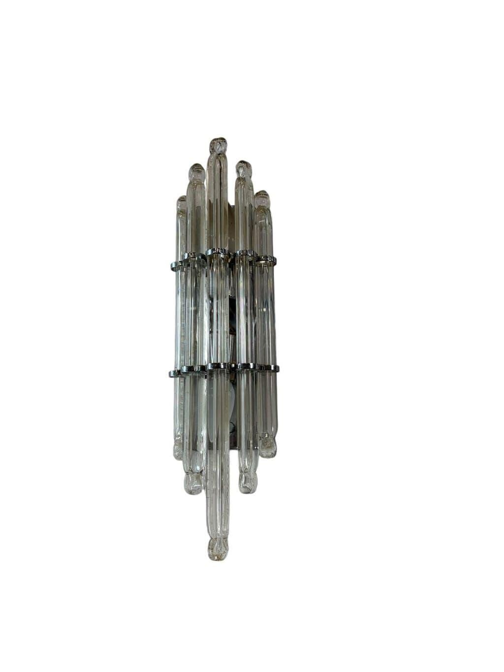 Vintage crystal wall sconce / KOLARZ Leuchten wall lamp