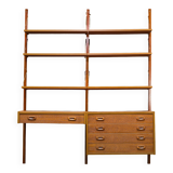 Danish teak ps modular wall units by preben sørensen for randers møbelfabrik, 1960s, set of 11