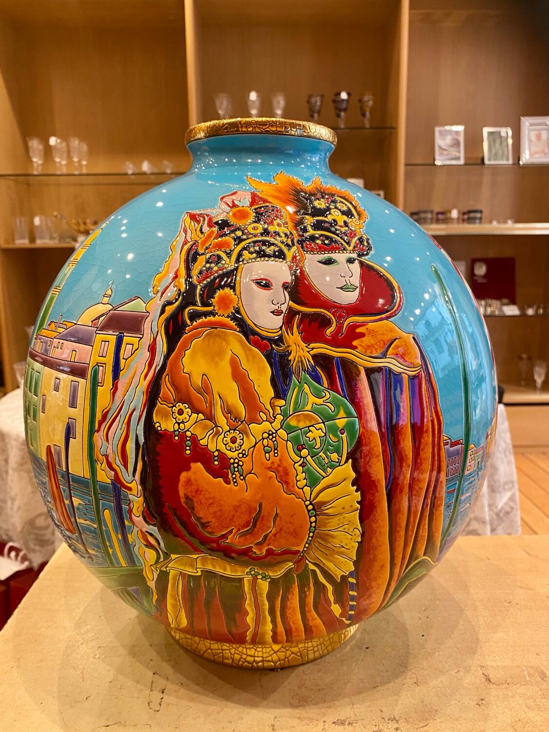 Vase Émaux de Longwy