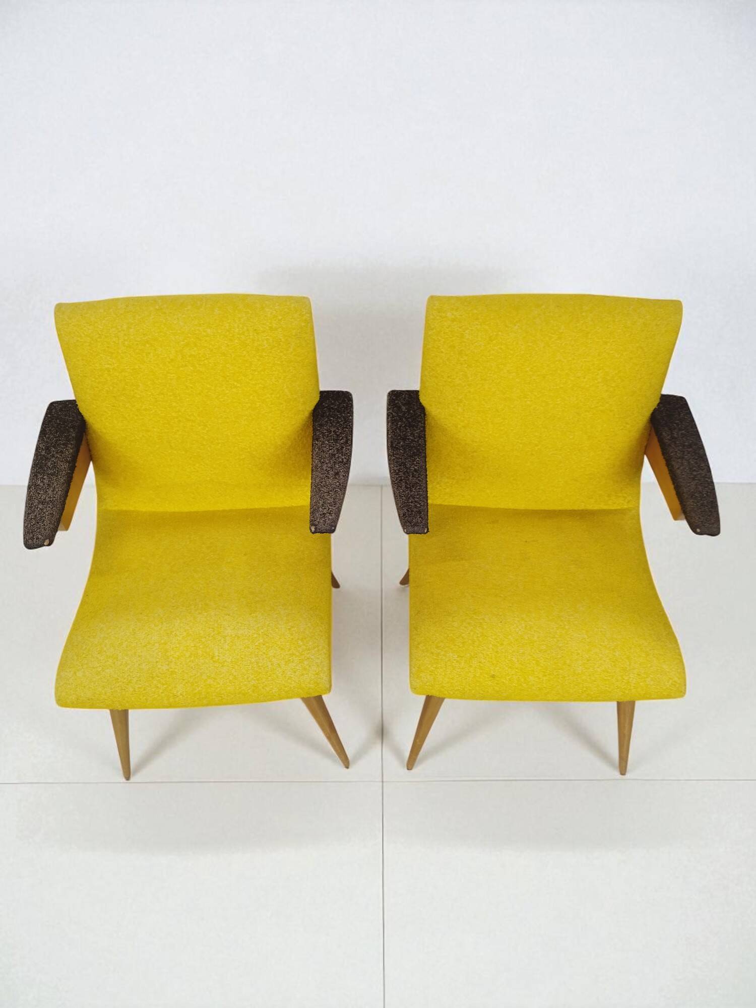 Vintage Scandinavian Armchair Design Duo