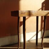 Solid wood side table