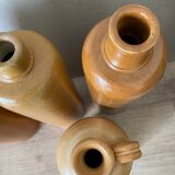 Set of 4 stoneware bottles
