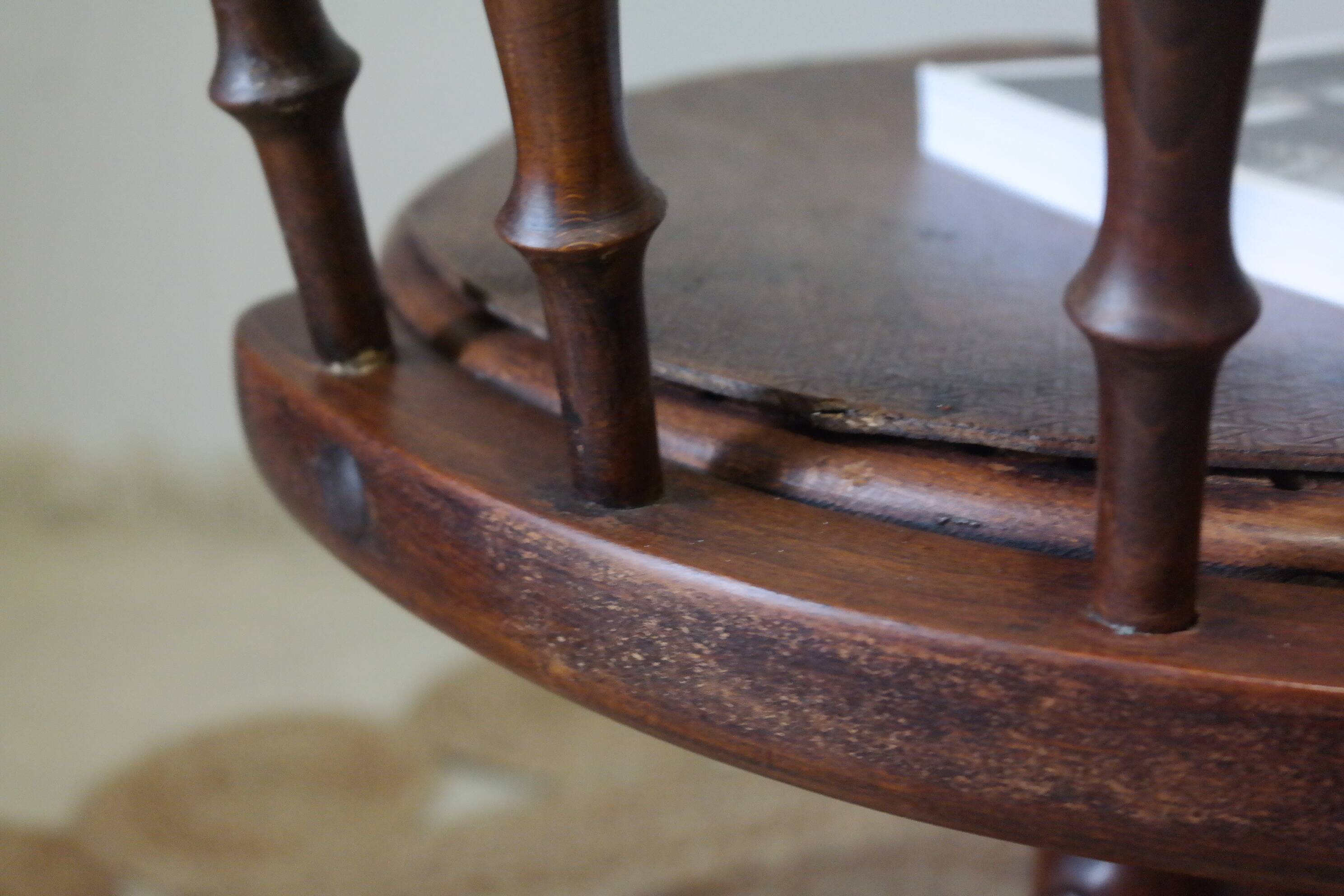 Wooden swivel office chair 20 years