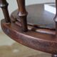 Fauteuil de bureau pivotant en bois années 20