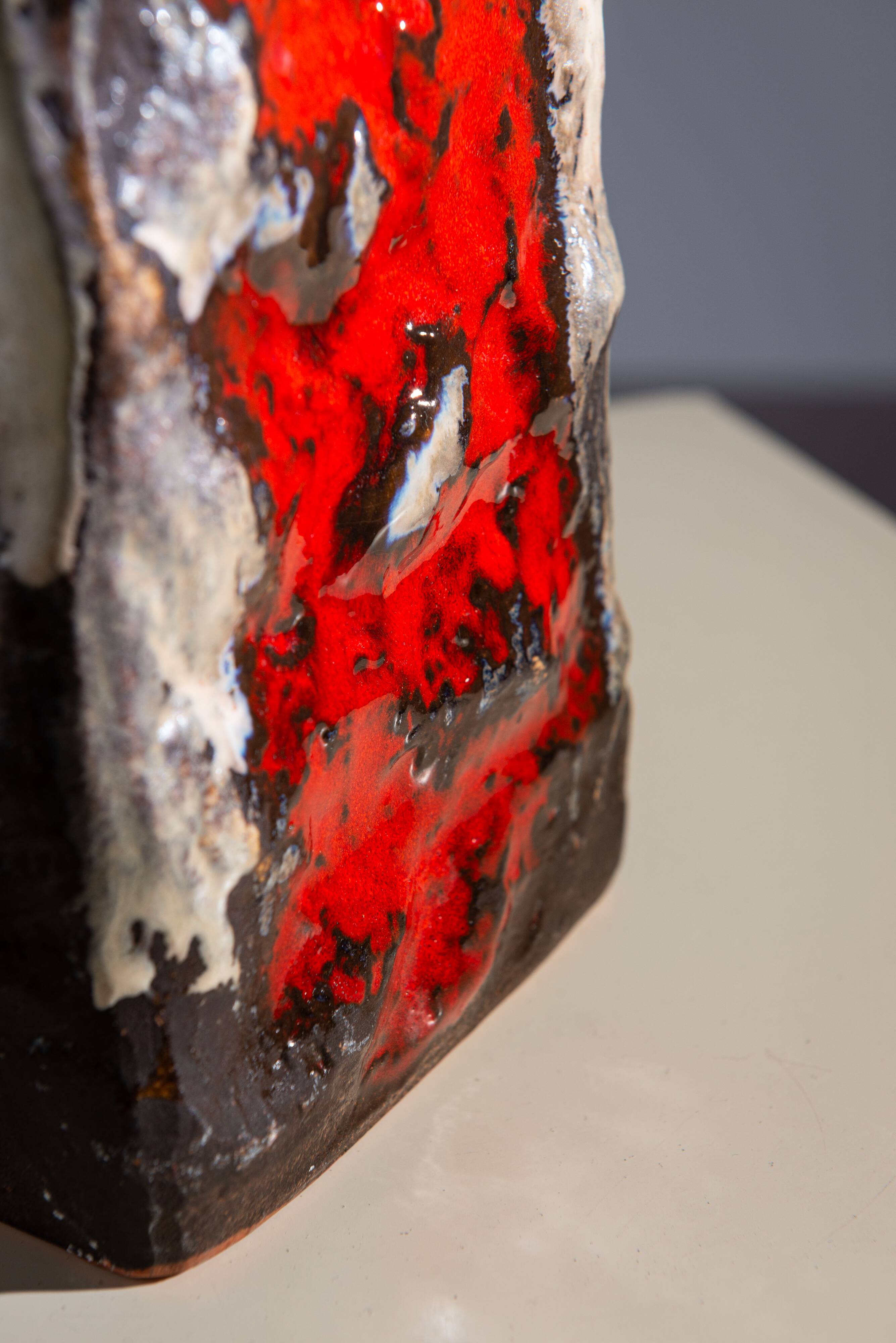 Übelacker Keramik W-Germany fat lava vase