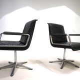 Wilkhahn Delta set of 2 conference/dining chairs from Delta Group
