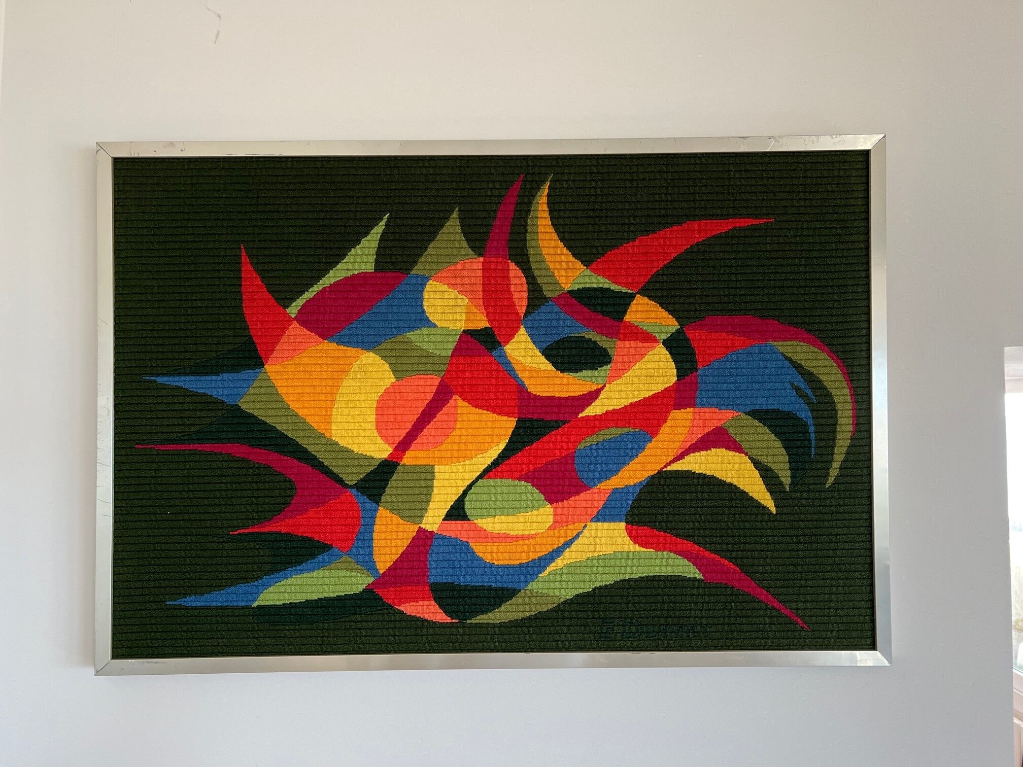 Tapisserie signée g.duvert- l'ete