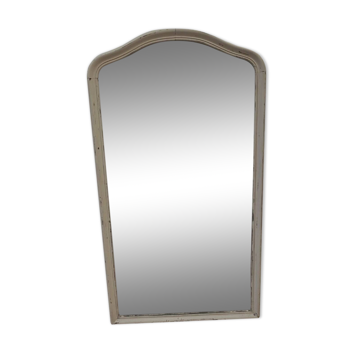 Louis Philippe mirror in wood and patinated stucco 19th century