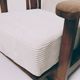 Vintage armchairs set of 2 brutalism off white corduroy