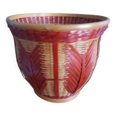 Cache-pot, panier en osier