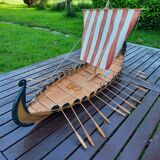 Wooden drakkar model