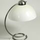 Grande lampe de table en métal de style mid-century avec abat-jour en plastique par Schanzenbach Allemagne.